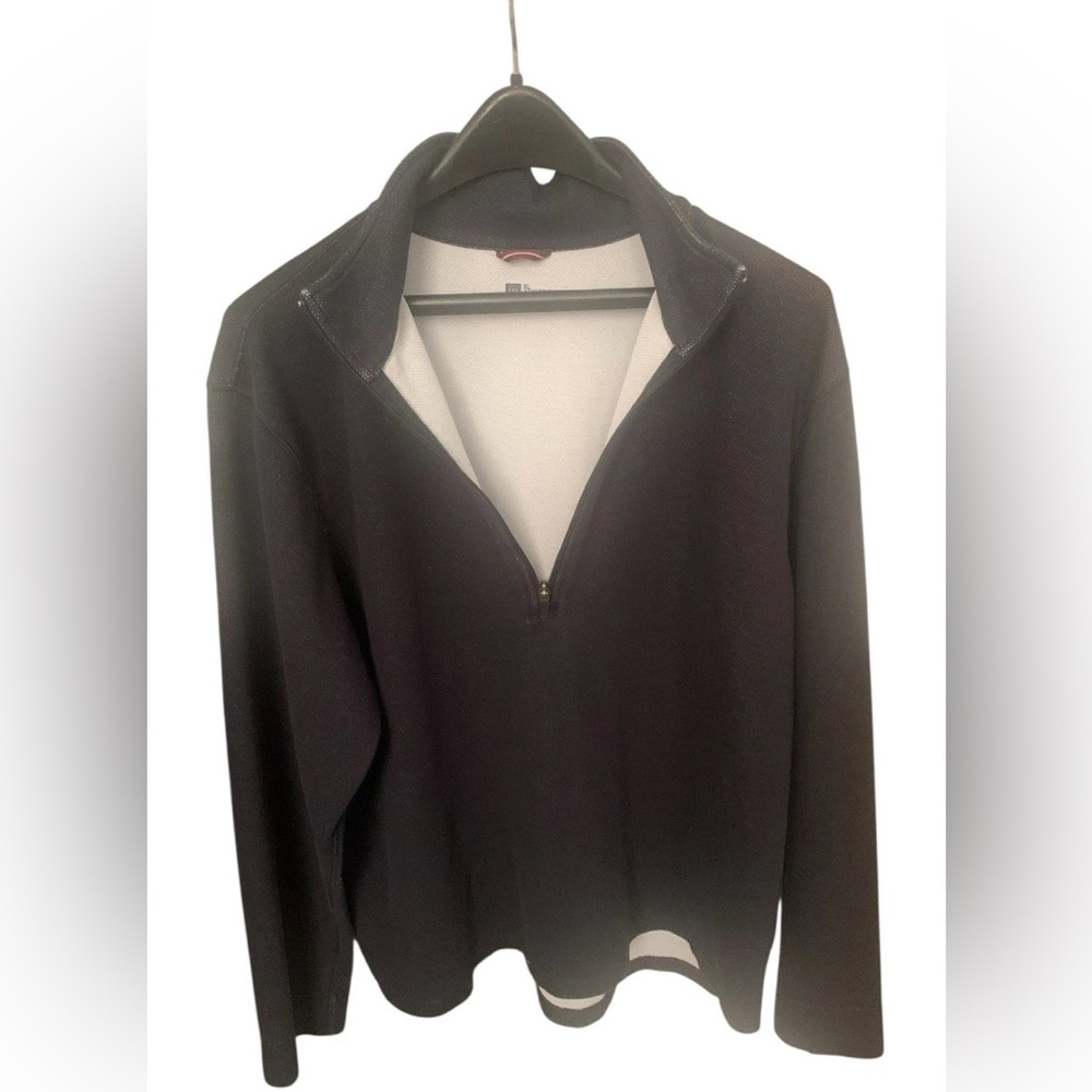 GAP Men's Black Zip Up Sweater